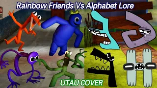 Alphabet Lore Vs ROBLOX Rainbow Friends Sings Friends To Your End | Rainbow Friends x Alphabet EFGH