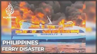 Philippines: Seven killed after fire engulfs passenger ferry