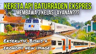 KERETA API BATURRADEN EKSPRES KINI MELAYANI KELAS EKONOMI DI PERJALANANNYA ⁉️