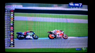 Marques overtake Lorenzo indianapolis 2015