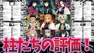 【総集編」柱全員の評価が面白すぎると知った時の反応集【鬼滅の刃 】【鬼滅の刃 反応集】