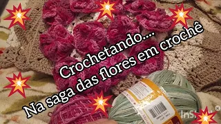 Rotina de uma crocheteira... produção de💯 flores em crochê...#vlogs #crochet #flowers #atelier