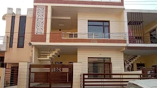 130 gaj double storey 26*45, 3bhk house for sale with house design in Mohali Sunny enclave