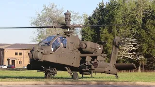 AH-64E Apache Guardian Start Up and Take Off After The 101st Airborne Car Show