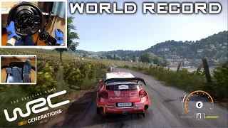 [World Record] ADAC Rallye Deutschland(C3 WRC 2018) | WRC Generations | T300RS + TH8A