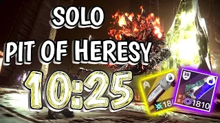 Solo Pit of Heresy Console Record (10:25)