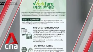 400,000 Singaporeans to receive first half of $3,000 Workfare Special Payment from July 28