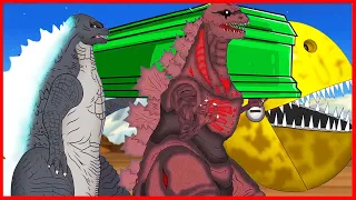 Shin Godzilla and Godzilla vs Pac-Man - Coffin Dance Meme Cover