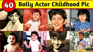 40 Bollywood Actor Childhood Pictures | Then And Now