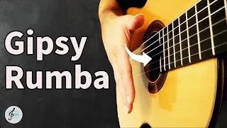 Rumba Flamenca - Spanisches Schlagmuster in 5 Minuten - Gipsy Rumba Rhythmus auf der Gitarre lernen