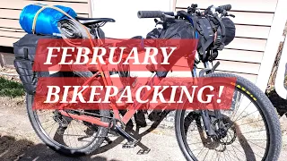 February Bikepacking on 3 Waters!
