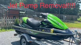 How to remove the jet pump from a Kawasaki STX 12/15F