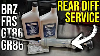 Project BRZ: Rear Differential Gear Oil Service! Easy DIY on BRZ, FRS, GR86, & GT86!