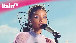 „Arielle, die Meerjungfrau“: Halle Bailey gibt Update vom Film-Set aus dem Meer Halle Bailey dm yt