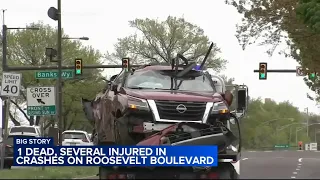 2 separate crashes along Roosevelt Boulevard in Philadelphia leave teen dead, several injured