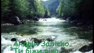 Андрій Заліско. Ти біжи ріка. Ukrainian song.