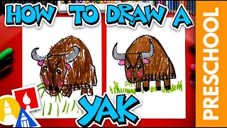 How To Draw A Yak - Letter Y - Preschool