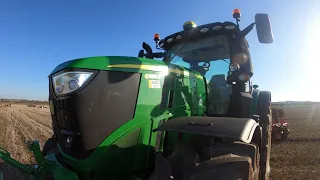 2021 John Deere 6250R Ultimate Edition 6.8 Litre 6-Cyl Diesel Tractor (250HP/300HP) with Kuhn Plough
