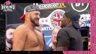 PURE BANTER! TYSON FURY AND DILLIAN WHYTE FACE OFF & WEIGH-IN  | BT SPORT BOXING