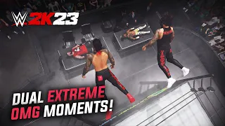 WWE 2K23: DUAL "OMG" Moments! Pure Chaos!