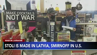 Stoli Vodka, Smirnoff - neither made in Russia - being dumped out as states boycott