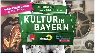 Pressekonferenz "6-Punkte-Akut-Katalog für die bayerische Kunst- und Kulturszene"