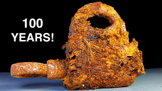 100 Years Underground! Rusty Antique PadLock Restoration
