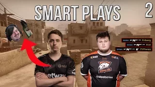 CS:GO - SMARTEST PRO PLAYS #2 (200 IQ) ft. GeT_RiGhT, Stewie2k, s1mple, Snax, DaZeD, kennyS & More!