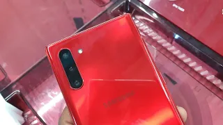 Samsung Galaxy Note 10 first look Red Color 8G RAM + 256GB ROM