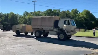 Tennessee National Guard Convoys to Florida