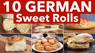 German Sweet Rolls - Traditional German Pastry - German Bakery Items & Treats