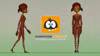 3D Animation Showcase Walk cycle | Full body walk | Animation Mentor Body Mechanics | Stella | AN02