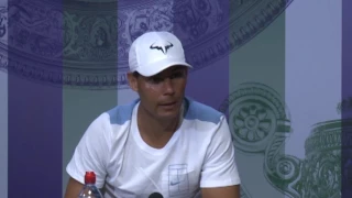 Rafael Nadal Press conference at Wimbledon, 1 July 2017 (in Spanish)