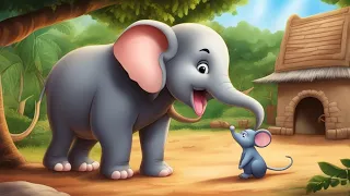 Chuha aur Haathi || Hindi Moral Stories for Kids || Hindia Kahani