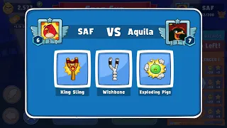 Angry Birds Friends. Star Cup Brawl! SAF vs Aquila. Passage from Sergey Fetisov