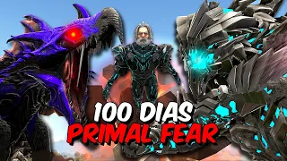 SOBREVIVI 100 DIAS en ARK PRIMAL FEAR | PELICULA COMPLETA