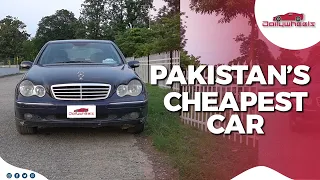Pakistan's cheapest Sedan Mercedes Benz C200 2001 Model | Car review by Daily Wheels