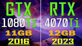 GTX 1080Ti vs RTX 4070Ti // PC GAMES BENCHMARK TEST ||