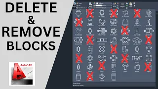 How to DELETE/REMOVE Blocks - AutoCAD