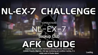 NL-EX-7 CM Challenge Mode | AFK Guide | Near Light | 【Arknights】