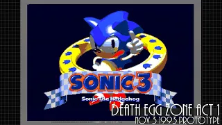 Death Egg Zone Act 1 - Sonic 3 (Nov 3 1993 Prototype)
