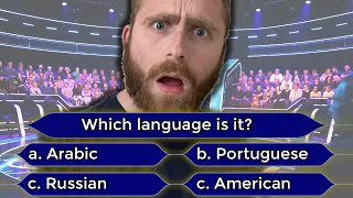 Polyglot Plays Guess the Language Game