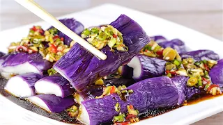 Cold Eggplant Salad, Keeping the Eggplant Fresh and Purple