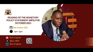 Monetary Policy Statement for October 2023