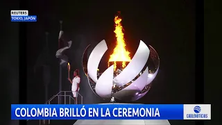 Así se lució Colombia en la inauguración de los Olímpicos de Tokio