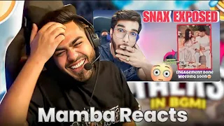 MAMBA REACTION ON *SNAX EXPOSE SCOUT AND KAASH 😂😂😳 #loves8ul❤️