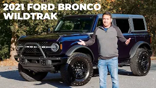 A Look at the 2021 Ford Bronco Wildtrak Sasquatch | Full Review & Tour | This Bronco is GREAT!