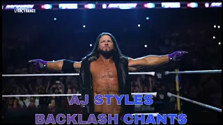 AJ Styles Backlash Crowd Chants France "il est vraiment phénomenal" WWE