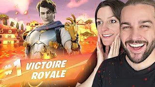 ON REUSSI LE TOP 1 SUR THE FLOOR IS LAVA SUR FORTNITE !