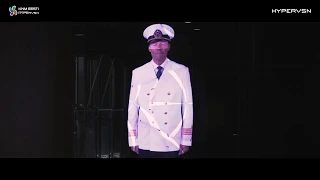 Hologram Captain - HYPERVSN Display at Tallink Megastar cruise ship